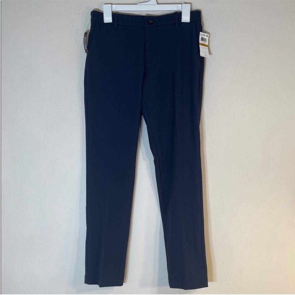 Van Heusen FLEX3 Comfort Slim Fit Blue Barge Dress Pants. Men's 29x30. NWT.